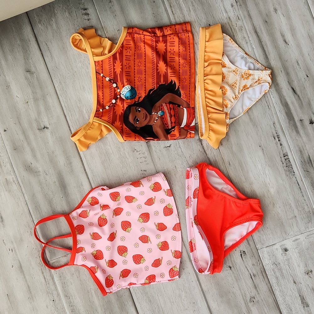3T toddler two piece swimsuits